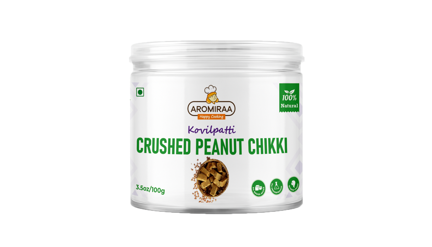 Kovilpatti Crushed Peanut Chikki