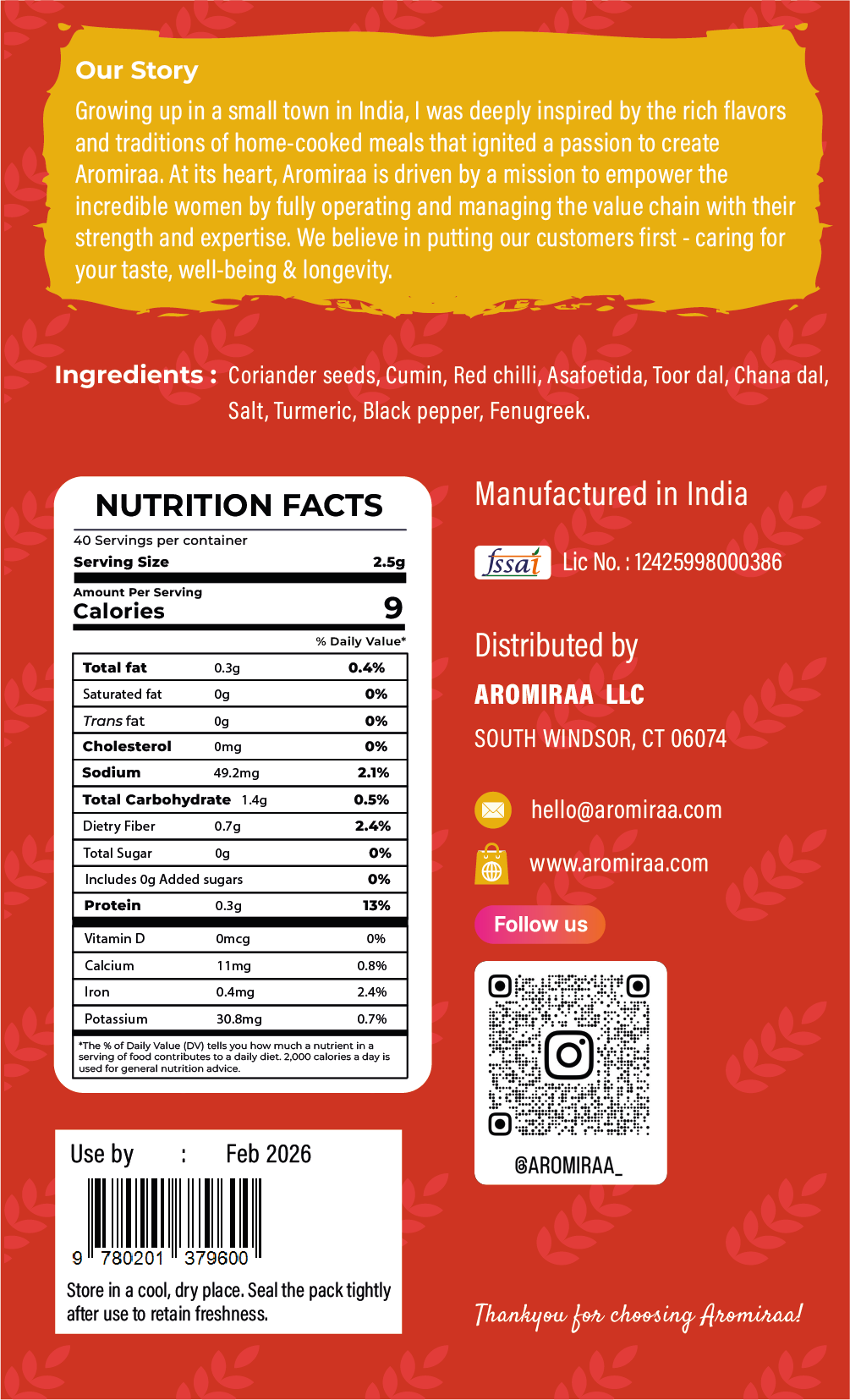 Rasam powder