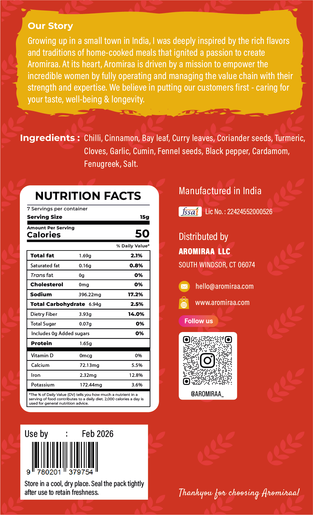All purpose curry masala